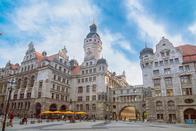 Das Neue Rathaus in Leipzig