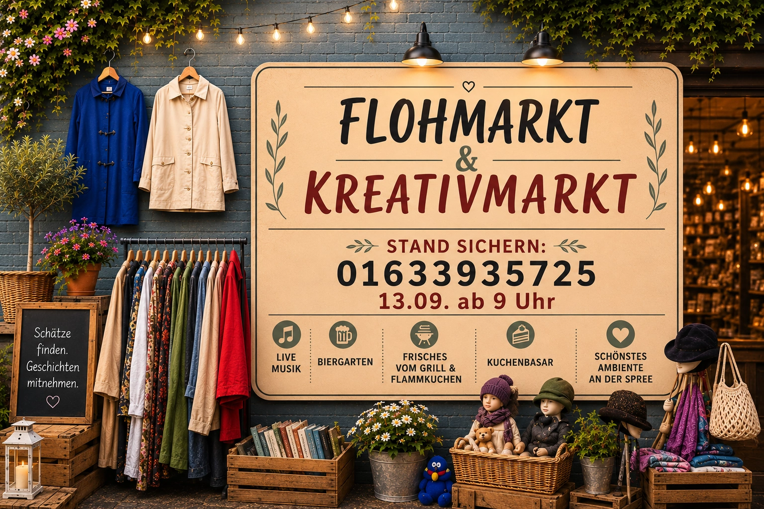 Flohmarkt & Kreativmarkt an der Spree